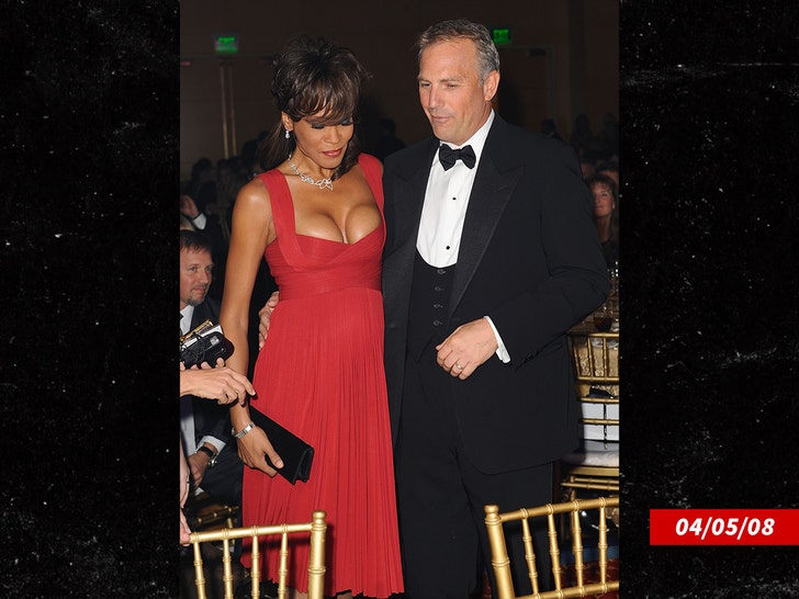 whitney houston and kevin costner getty 1