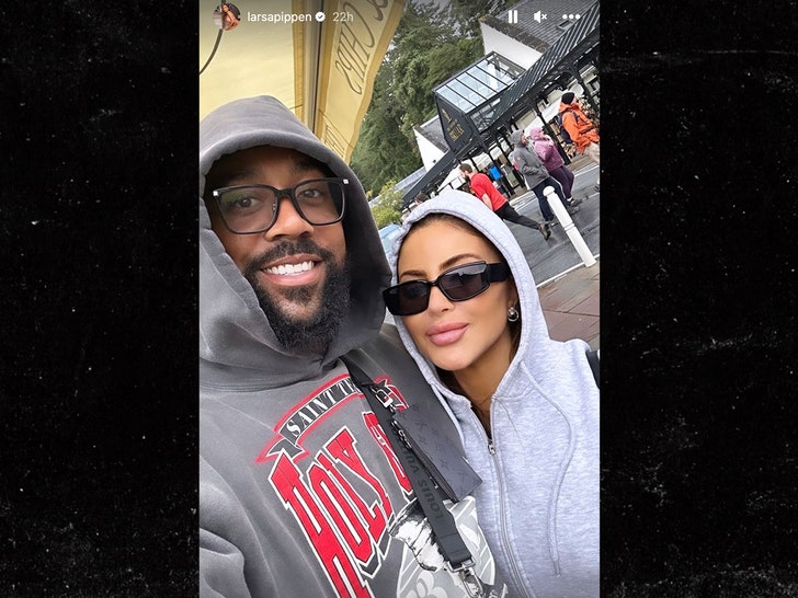 LARSA PIPPEN AND MARCUS JORDAN INSTA