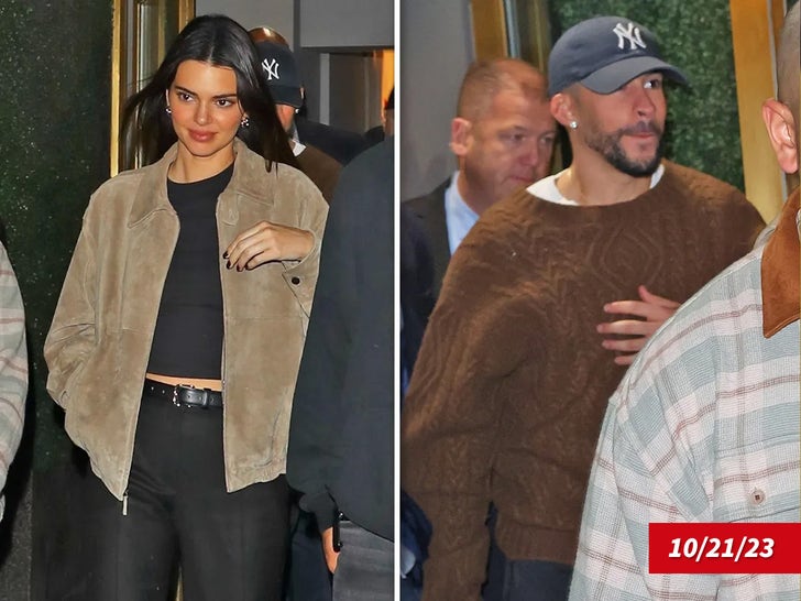 Kendall Jenner and Bad Bunny Attend SNL Afterparty