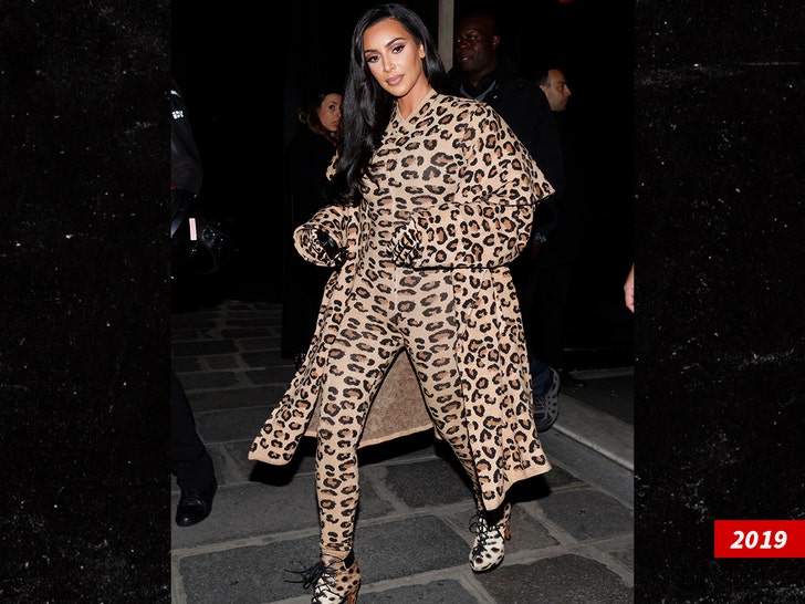 0925 kim kardashian leopard getty