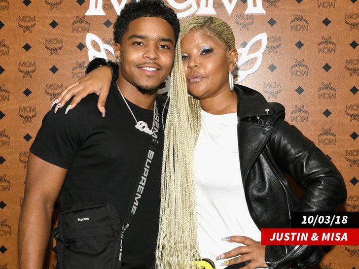 Justin Combs and Misa Hylton