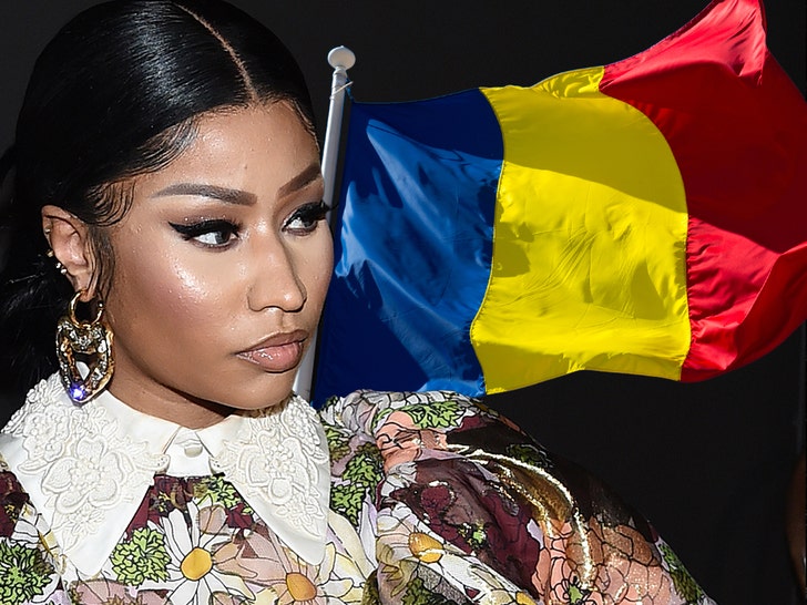 nicki minaj romanian flag