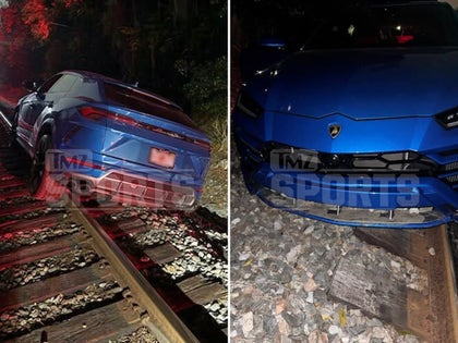 Marcus Jordan's Car Crashed On Train Tracks