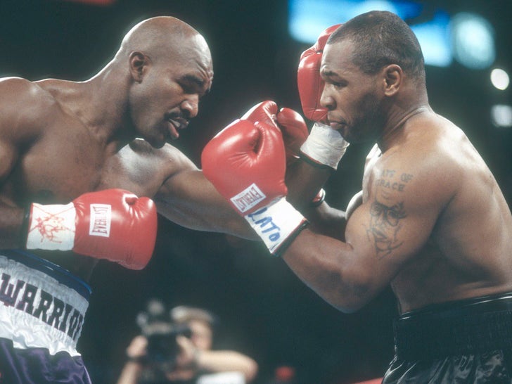 Evander Holyfield vs. Mike Tyson -- Fight Photos