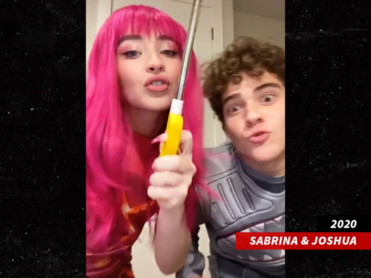 Sabrina Carpenter and Joshua Bassett