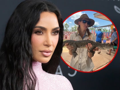 kim kardashian crocodile