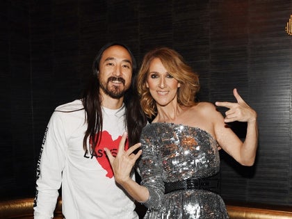 steve aoki celine dion benefit concert vegas photos-13