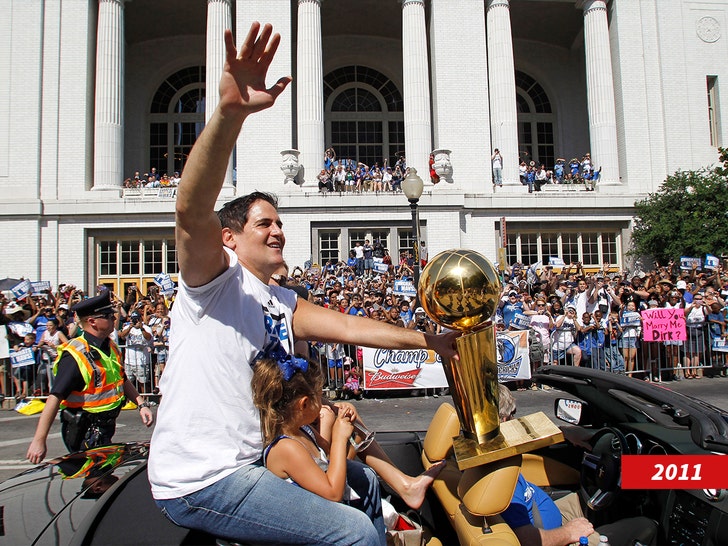 Mark cuban nba champs 2011 getty 3