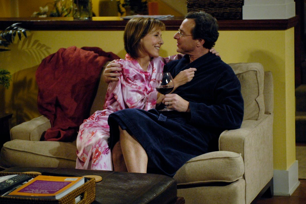 2009: Bob Saget plays a struggling father of two alongside Cynthia Stevenson on the TV show 