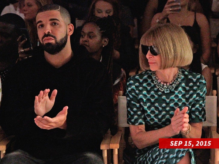 drake and anna wintour getty 