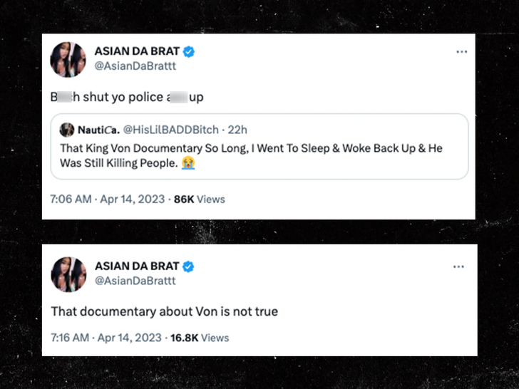 ASIAN DA BRAT tweets on king von doc .png