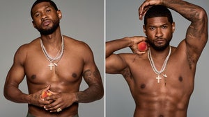 usher skims shirtless