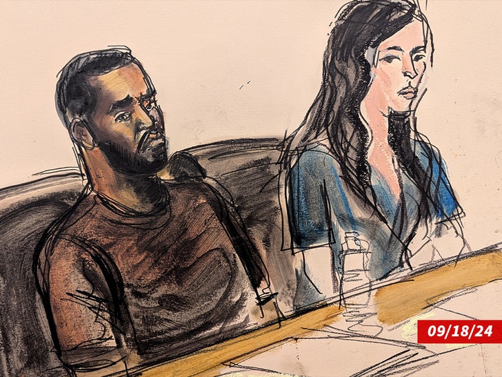 diddy courtroom sketch swiped