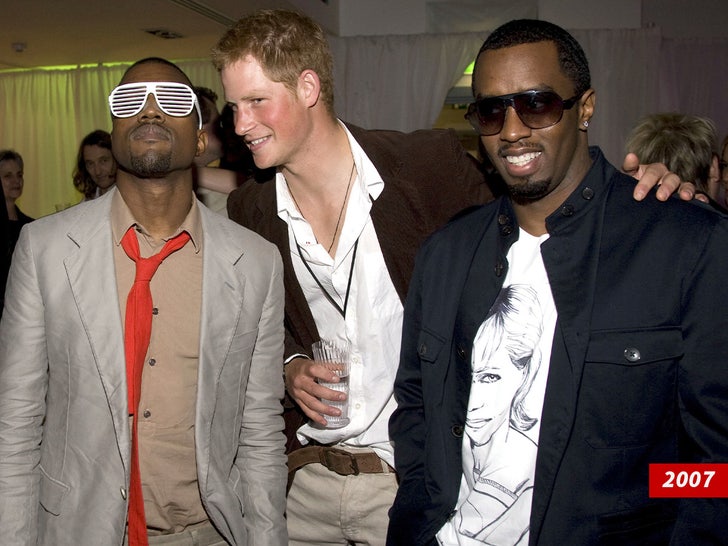 092524 kanye west diddy prince harry shutterstock