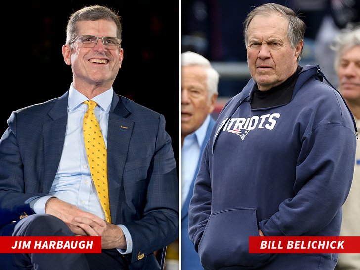 jim harbaugh bill belichick