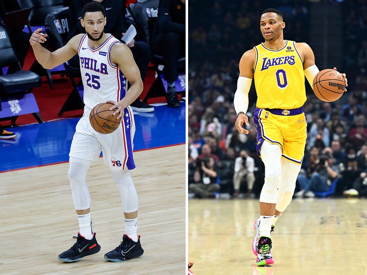 0818-ben simmons russell westbrook getty