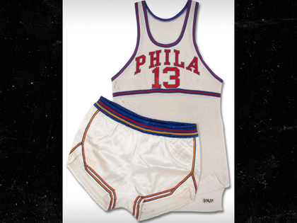 wilt chamberlain jersey