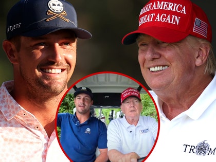 bryson dechambeau donald trump golfing