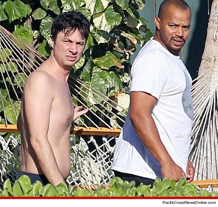 Scrubs' Stars Zach Braff and Donald Faison -- Real Life :: 1226-zach-braff-donald-faison-pcn-3