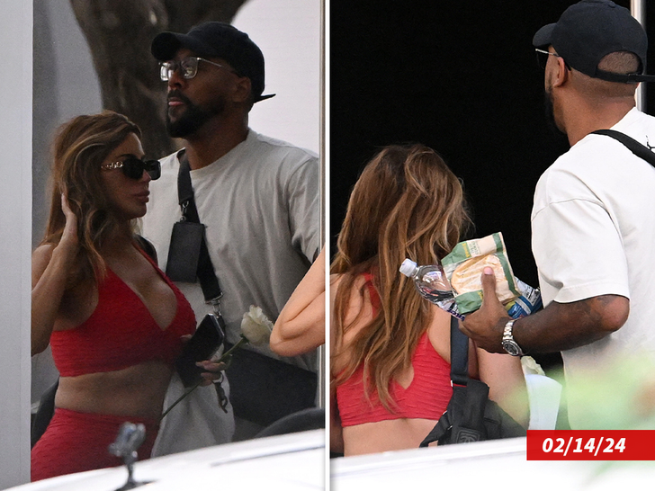 Marcus Jordan and Larsa Pippen