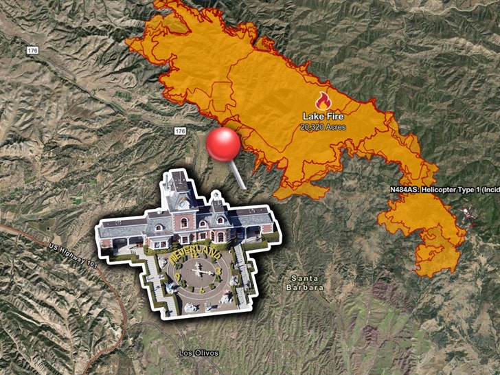 Lake FIre Neverland Map