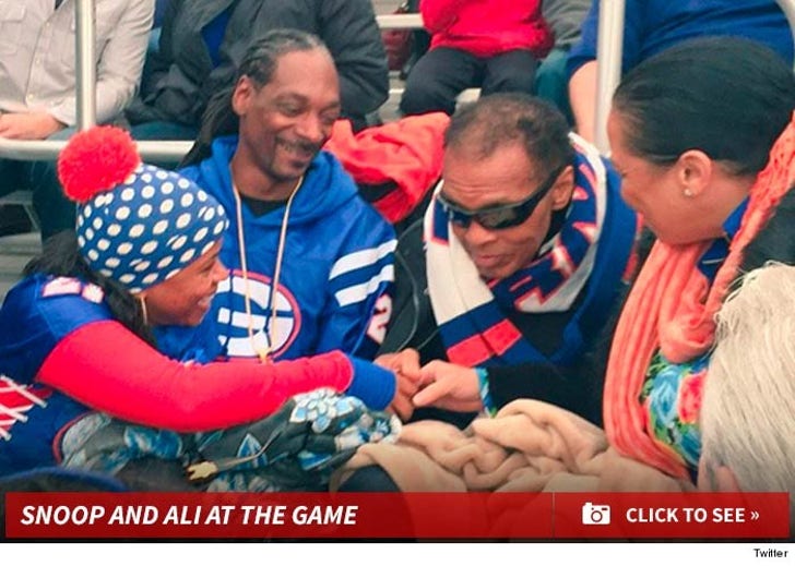 Snoop and Ali at the Game