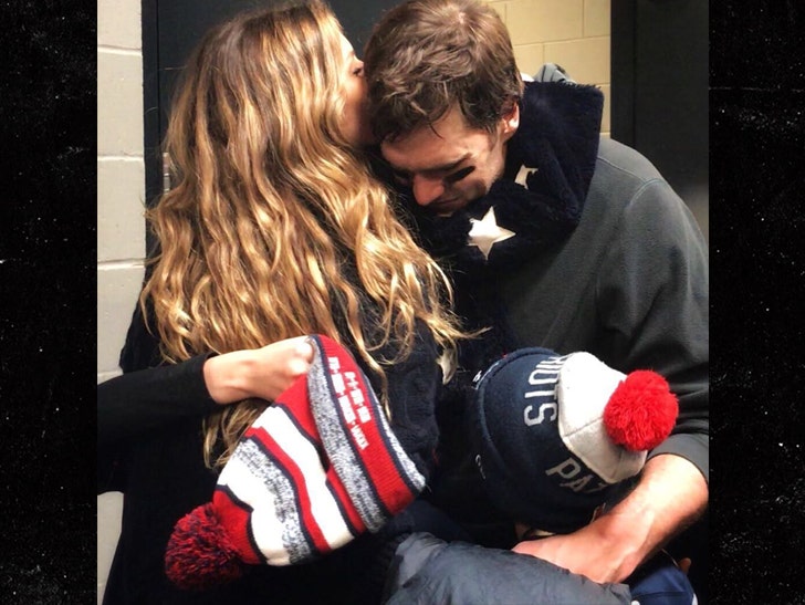 Gisele Congrats to Eagles But Tom Brady's Still the Best :: 0205-tom-brady-gisele-son-lockeroom-sad-instagram-2