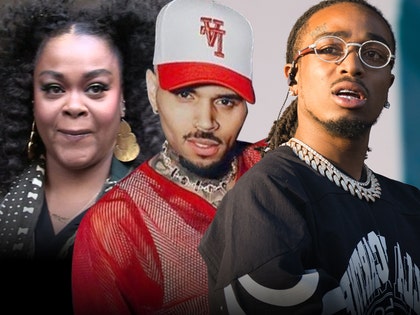 Quavo chris brown and Jill Scott