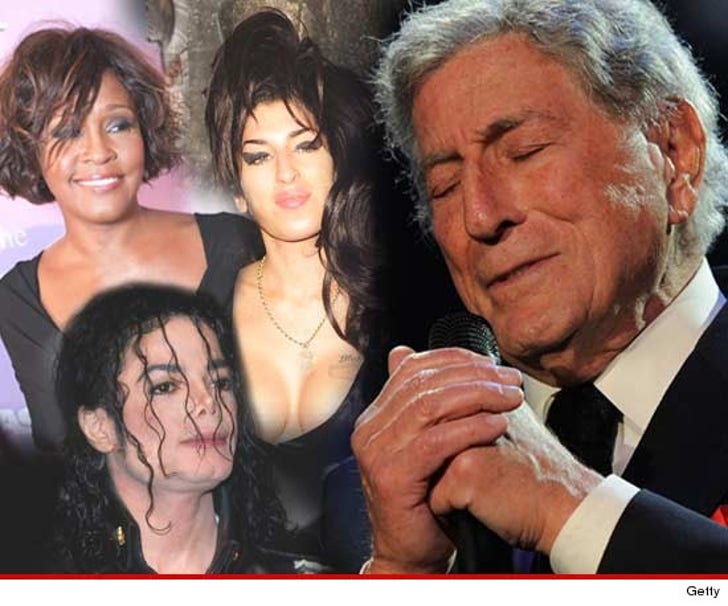 Tony Bennett -- Drugs Should Be Legal After Whitney Michael :: 0211-bennet-mj-houston-winehouse-getty-1