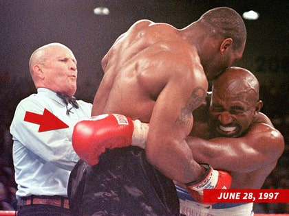 evander holyfield mike tyson getty 