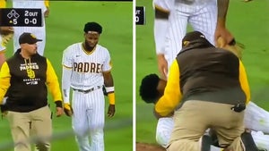 Padres' Jurickson Profar Collapses After Scary Collision W/ Teammate, Hospitalized