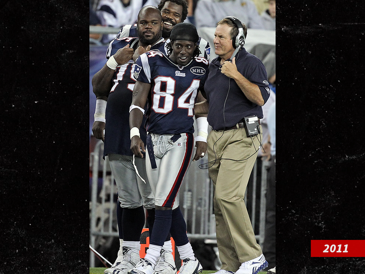 deion branch and bill belichick