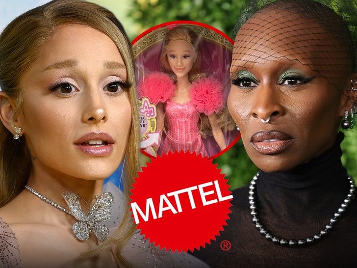 Ariana Grande Cynthia Erivo Class action against Mattel over Wicked doll package having porn website on package