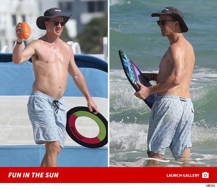 Peyton Manning -- Miami Beach Day