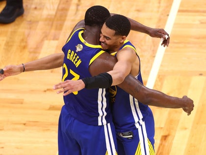 Jordan Poole and Draymond Green On The Court photos 10