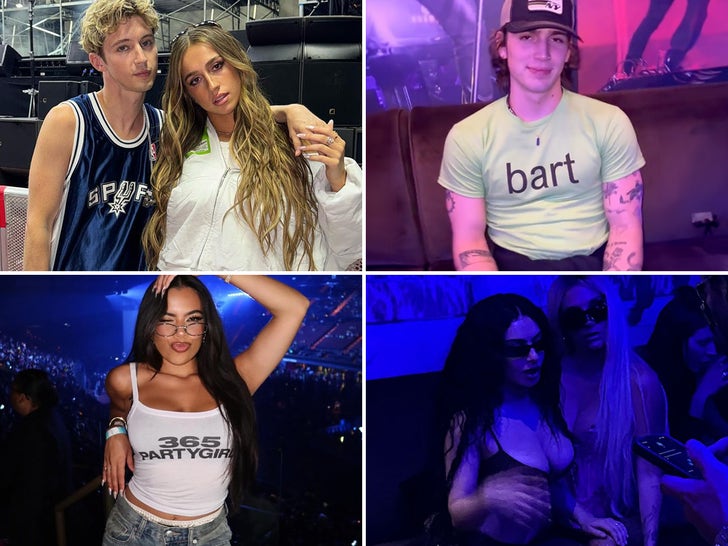 Celebs At Charli XCX and Troye Sivan's 'Sweat' Tour In L.A.