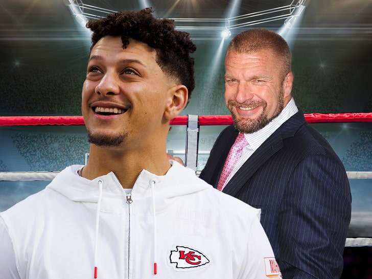 patrick mahomes wwe triple H