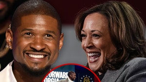 usher kamala harris