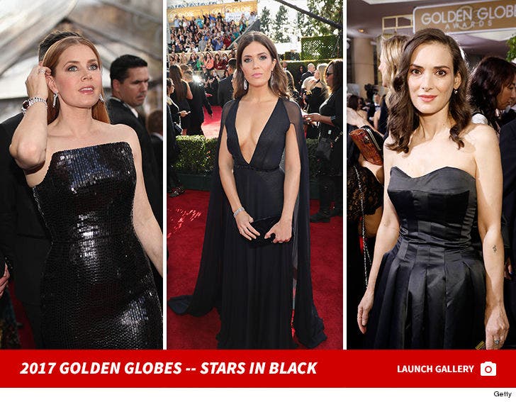 Golden Globes 2017 -- Stars in Black