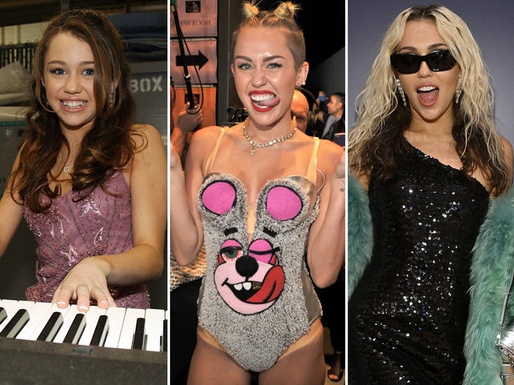 Miley Cyrus Through The Years