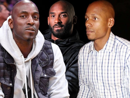 kevin garnett ray allen and kobe bryant getty