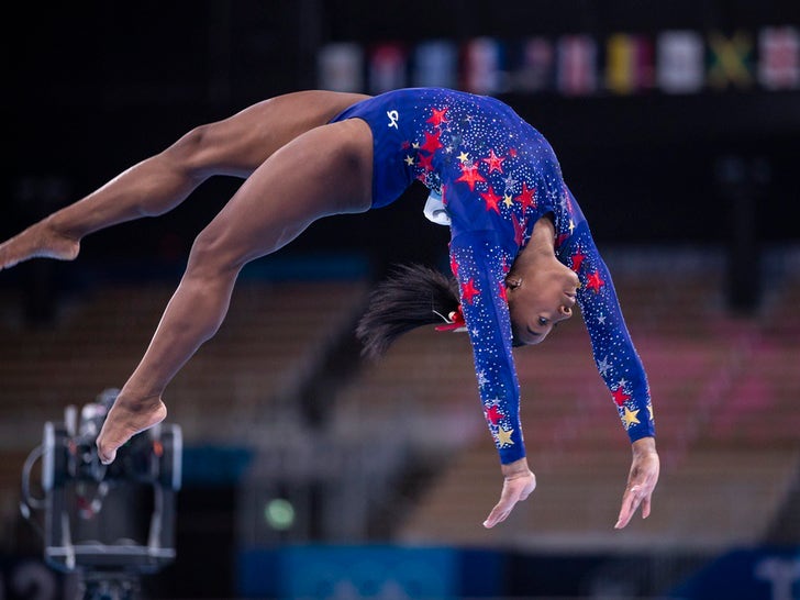 Simone Biles Competing In The Tokyo Olympics