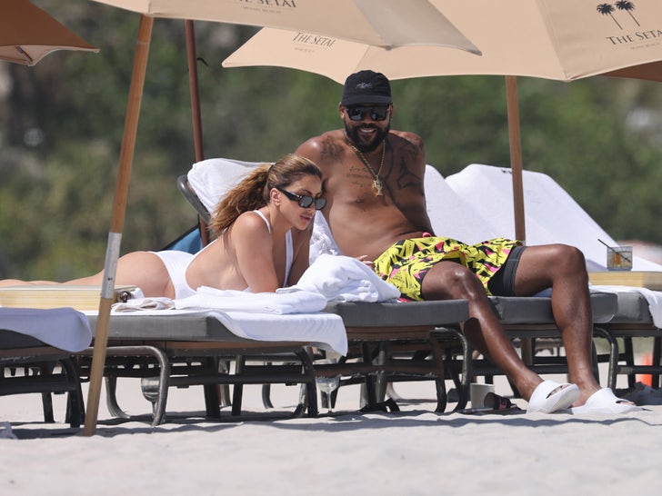 Larsa Pippen & Marcus Jordan Rekindle Romance On Beach Day Date