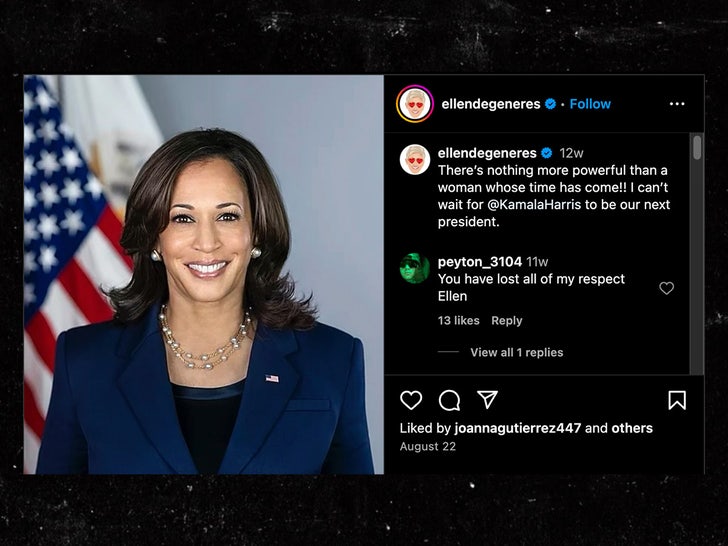 ellen degeneres kamala harris