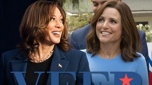 kamala harris and Julia Louis-Dreyfus veep