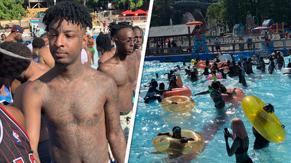 Future, 21 Savage and fellow Atlanta rapper Big Bank Black gave back to their community in the funnest way possible ... AND helped everyone stay cool in the process.