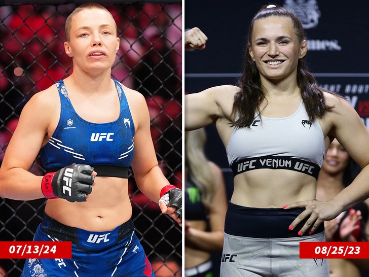 Erin Blanchfield and Rose Namajunas getty 1