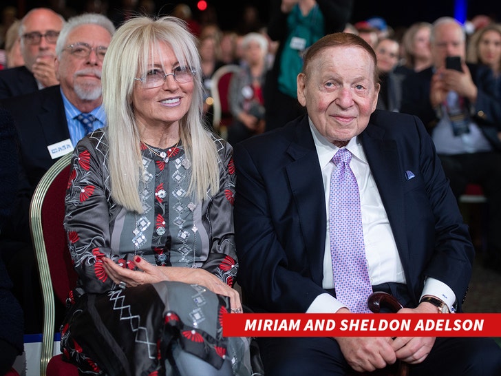 Miriam Adelson sheldon getty 1