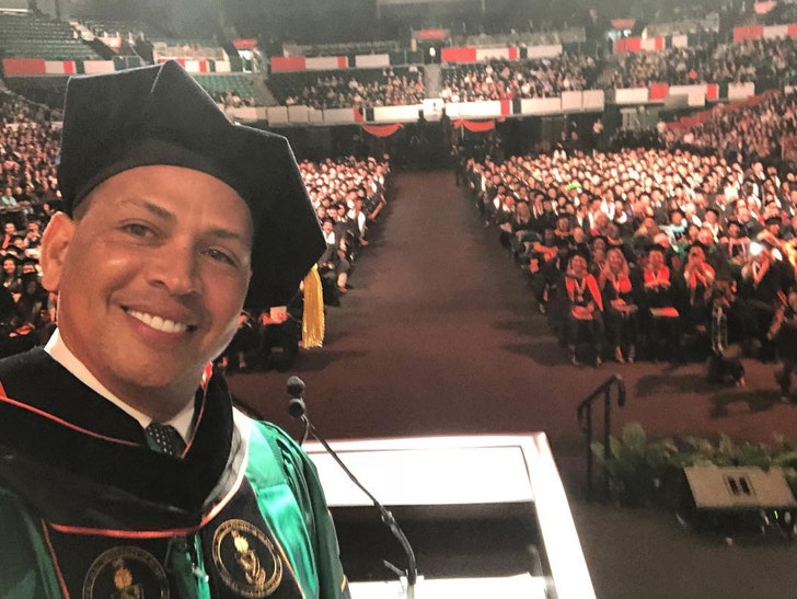 A-Rod Gives Commencement Speech at U of Miami :: 1214-arod-graduation-instagram-2