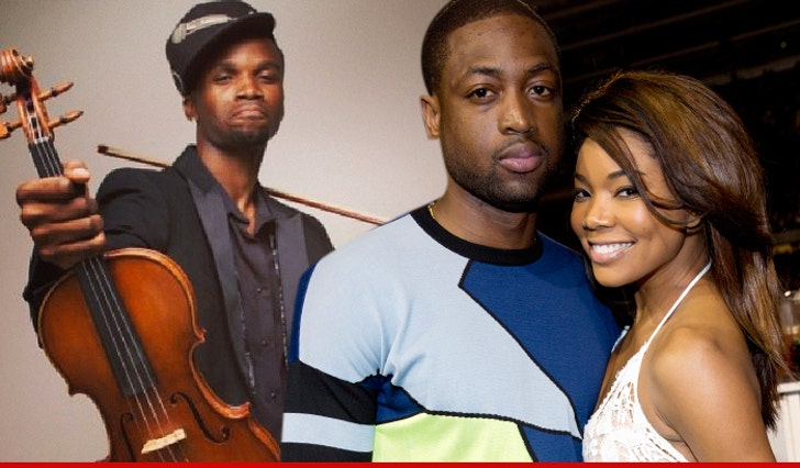 Dwyane Wade -- Taps Michael Jordan's Violinist To Perform at :: 0829-gabrielle-union-dwyane-wade-violine-instagram-3